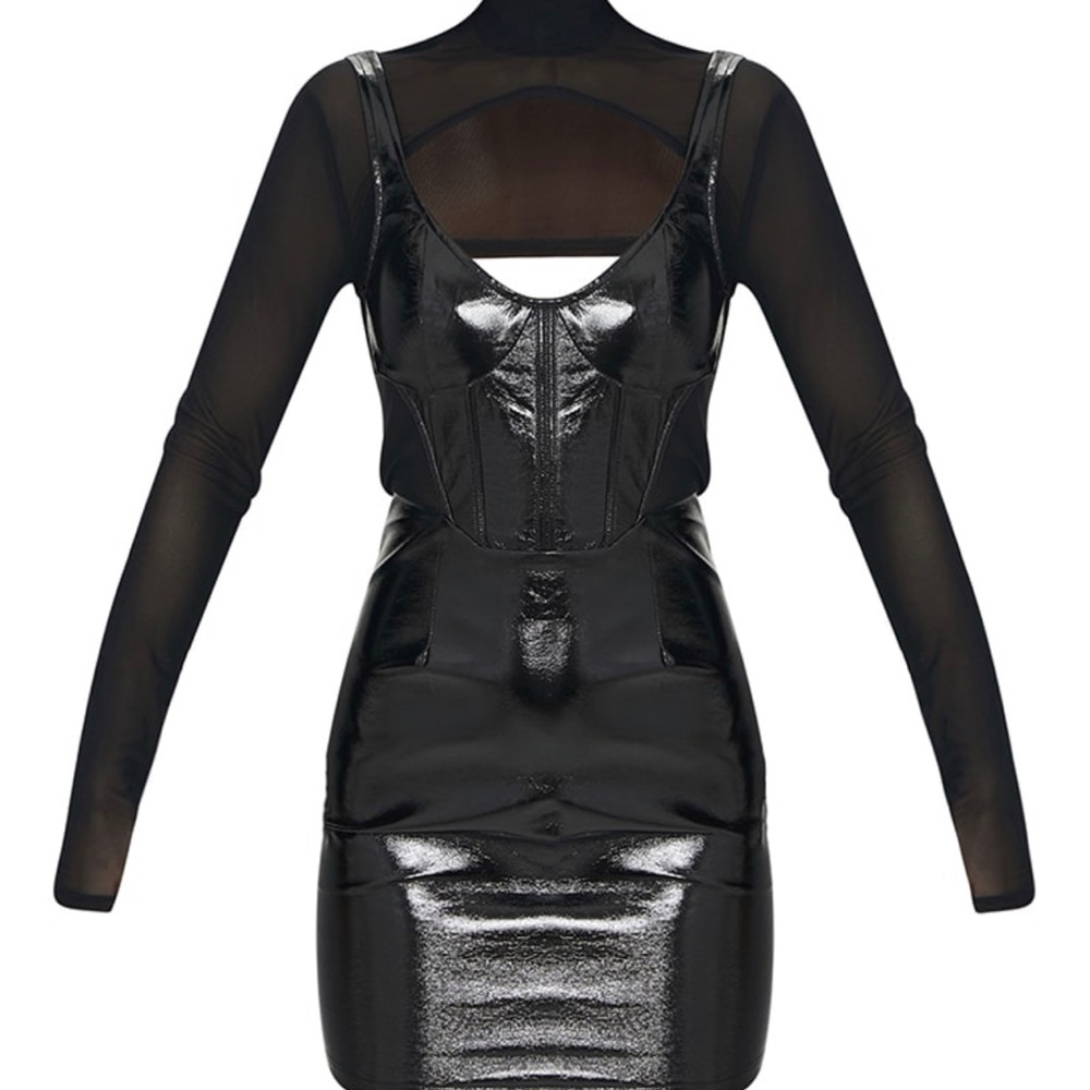 Black Leather Dress